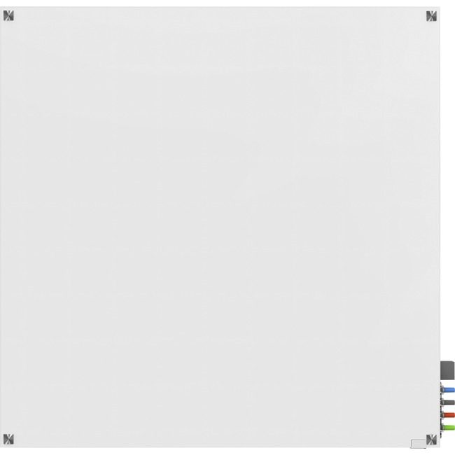 Ghent Manufacturing Board Mag Sq Gl 4X4 White GHEHMYSM44WH