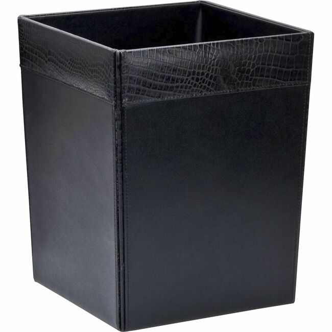 Dacasso Basket Lthr Crocemb Black DACA2203