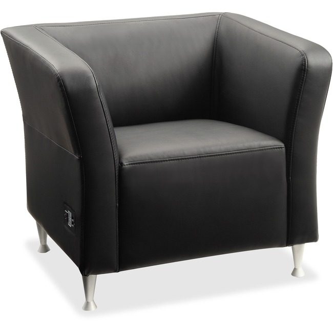 Lorell Chair Lounge Leath Squ LLR86916