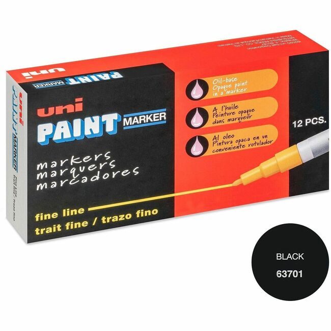 Mitsubishi Pencil Co. / uni-ball Marker Unipaint Oil Fine Black UBC63701