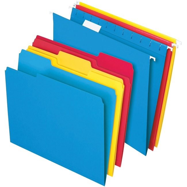 Pendaflex Folder Flng Letter 24/BX Assorted PFX16157