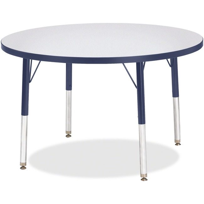 Jonti-Craft, Inc. Table Activity 36"RND Gy/Ny JNT6488JCE112