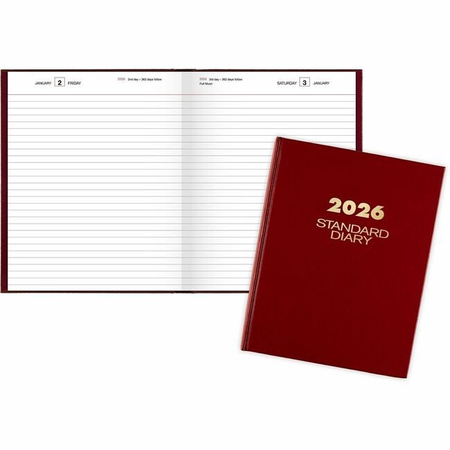 ACCO Brands AT-A-GLANCE Diary Business 7.5X9.4 Red AAGSD374-13