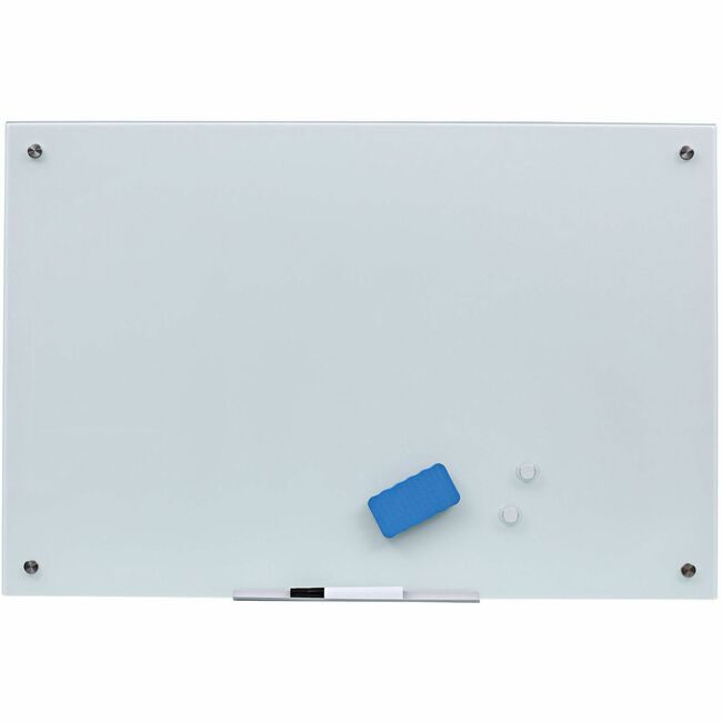 Bi-silque / MasterVision Glass Bd Mag 24X36 White BVCGL070107