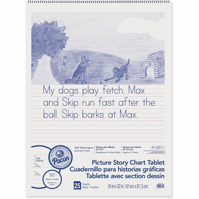 Pacon Corporation Tablet Picturestory 24X32 PACMMK07430