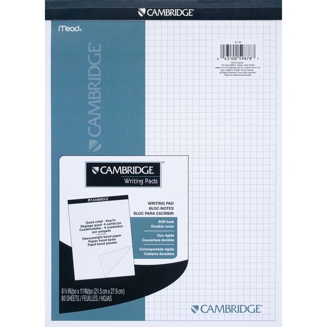 ACCO Brands Mead / Five Star Pad Planning Slfstck Quad MEA59878