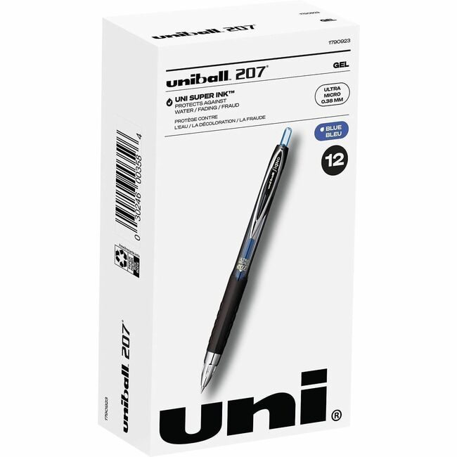 Mitsubishi Pencil Co. / uni-ball Pen Gel Blue 0.38 Dz UBC1790923