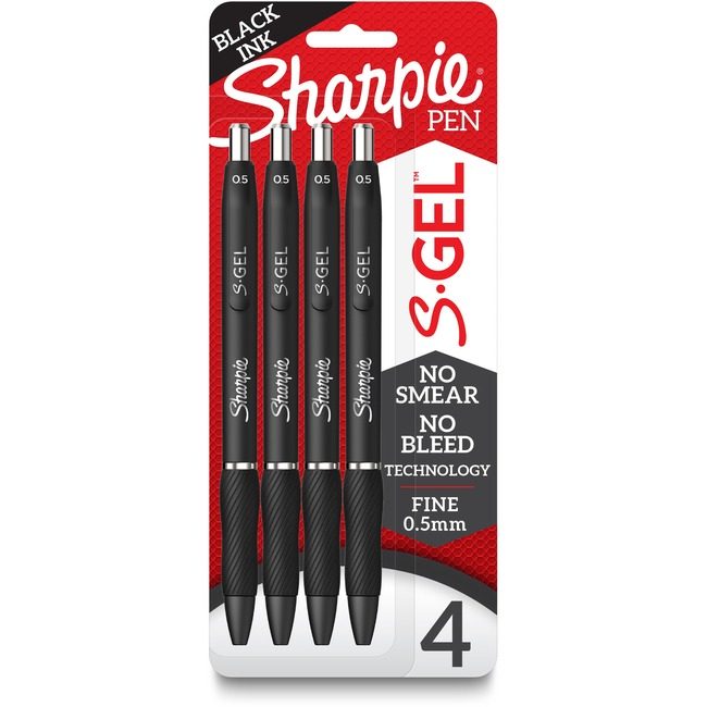 Sharpie / Expo / Prismacolor / Sanford Newell Brands / Sanford Sharpie / Expo / Prismacolor / Pen Gel 0.5MM Black 4 Count SAN2096140