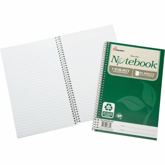 Varies / verify SKU SKU-LEVEL VERIFICATION REQUIRED Notebook Spiral Collg 6X9.5 NSN6002017