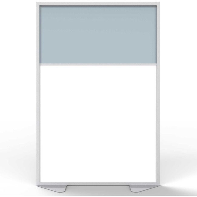 Ghent Manufacturing Partition Aluminum 72X48 Slvr GHEMP7248208F