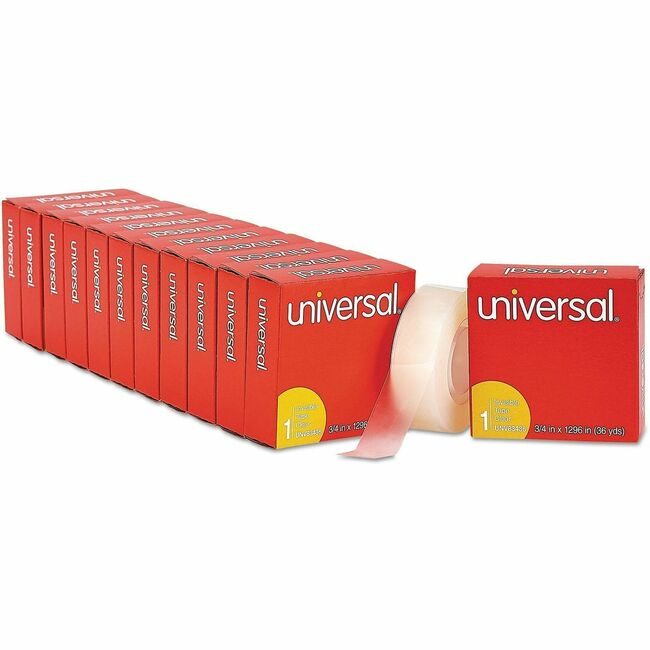 Universal Office Products Tape Write On 3/4X36YD 12 UNV83436VP