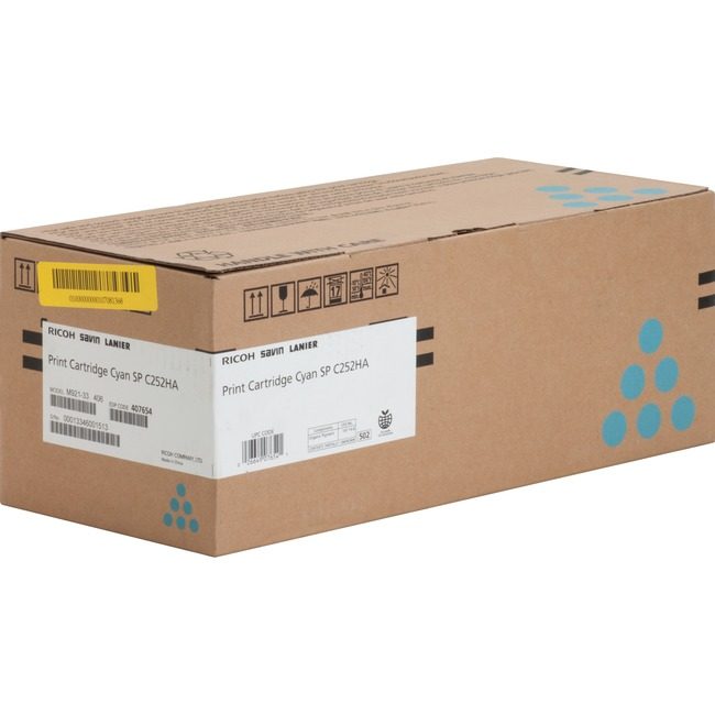 Ricoh USA Crtdg Lsr SPC252DN Cyn 6K RIC407654