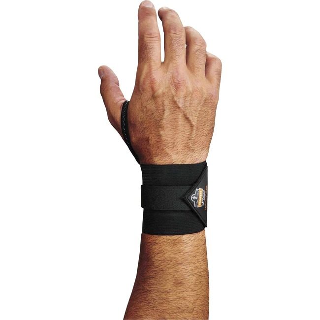 Ergodyne Wrist Wrap W/Loop L/Xl Black EGO72224