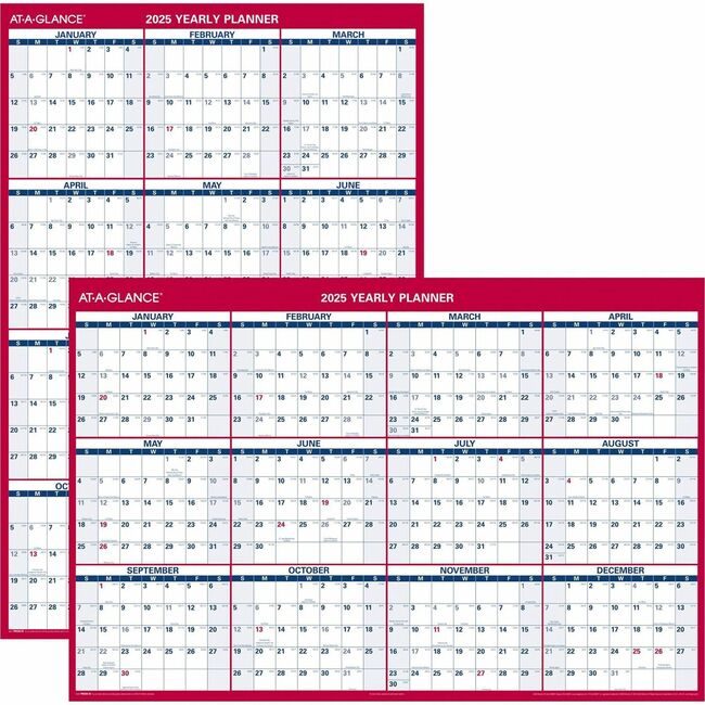 ACCO Brands AT-A-GLANCE Planner Wall Lam/Ersb 32X48 AAGPM326-28