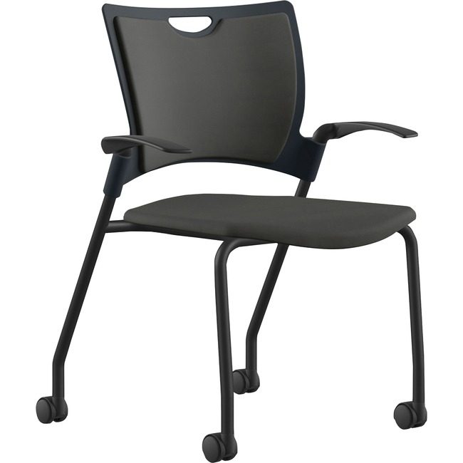 9to5 Seating Chair Stck Fbrc 25" On/Bk NTF1315A12BFON