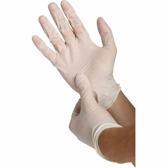 Genuine Joe Gloves Latex 4MIL White XL GJO15439