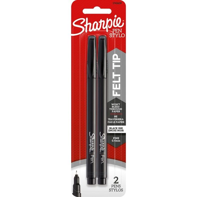 Sharpie / Expo / Prismacolor / Sanford Newell Brands / Sanford Sharpie / Expo / Prismacolor / Pen Black 2 Pack SAN1742659