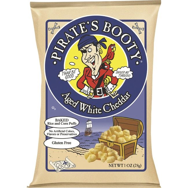 B&G Foods, Inc. Pirate's Booty Snack Puffs Whtchd 1OZ 12 Count BGG60104