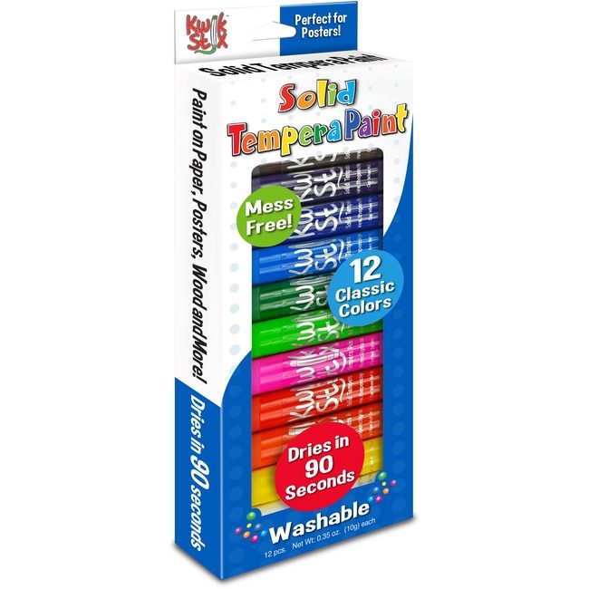 The Pencil Grip Paint Stick Kwik Stix 12 Pack TPG602