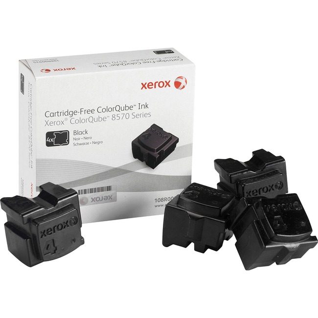 Xerox Corporation Colorqube 8570 Black 4 CUBES XER108R00930