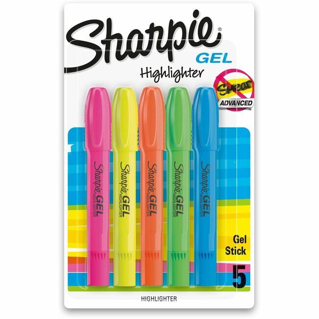 Sharpie / Expo / Prismacolor / Sanford Newell Brands / Sanford Sharpie / Expo / Prismacolor / Highlighter Gel 5 Pack SAN1803277
