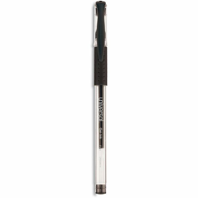 Universal Office Products Pen Gel R-Ball Fine Black UNV39514