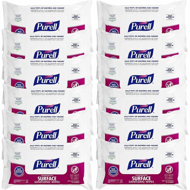 GOJO Industries Wipe Surface Flowpack 72COUNT GOJ937112CT