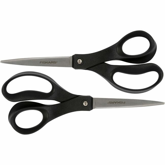Fiskars Scissors 8" Recycld Black 2 Pack FSK1067261