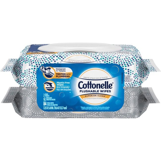 Kimberly-Clark Professional Kleenex / Scott / WypAll / Kimtech Wipe Flushable Freshcare KCC35970CT