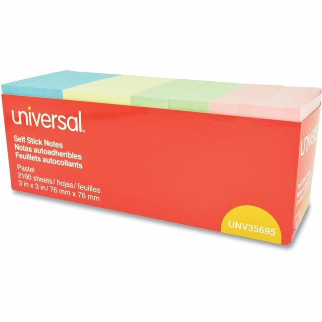 Universal Office Products Note Stick-It 3X3 24PD/PK UNV35695