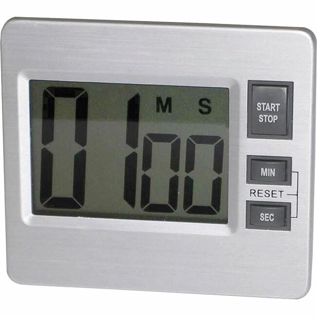 Tatco Timer Digital Slvr/Blk TCO52410