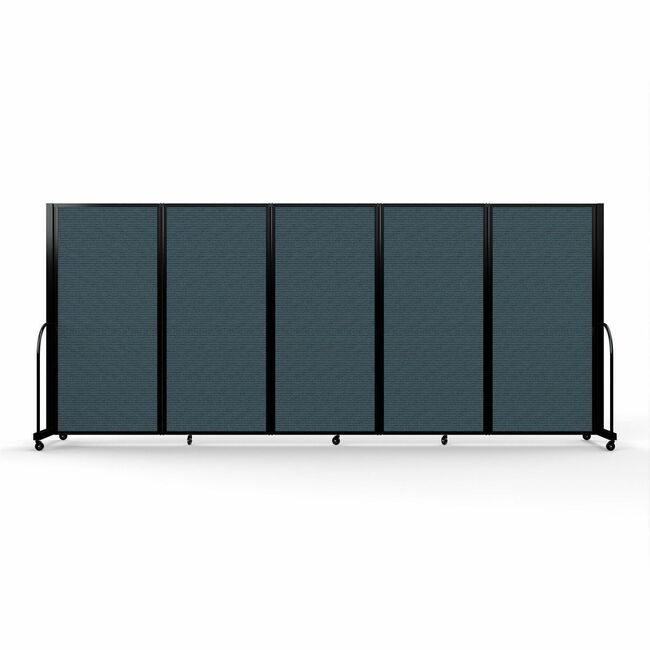 Screenflex Divider 6HX141"W Bl Bkfr SCXFSH605BDB