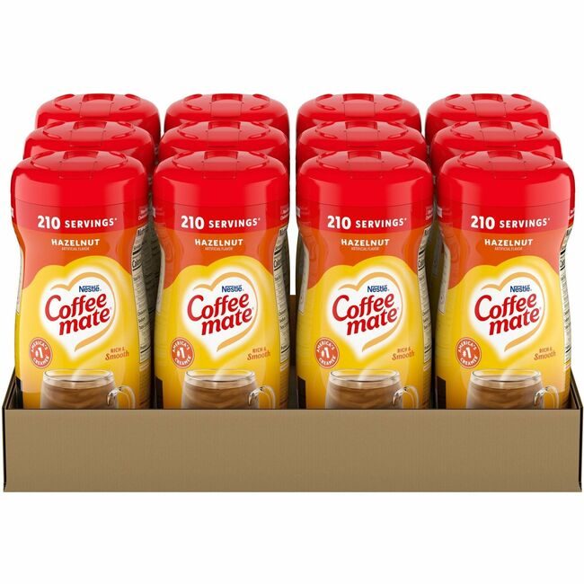 Nestlé Coffee mate Creamer Hazelnut Canister NES12345CT