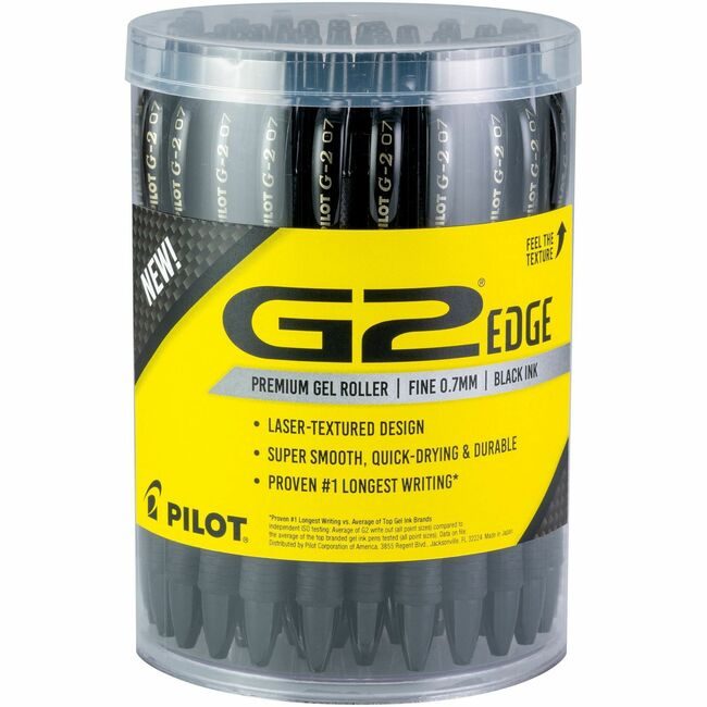 Pilot Corporation of America Pen Gel G2 EDGE Fine Tub PIL15955