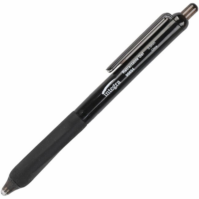 Integra Pen Gel Retract Quick Dry Black ITA99694