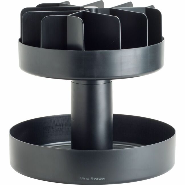 Mind Reader Products Organizer Snack 2 TIER Black EMSSNACKCAR-BLK