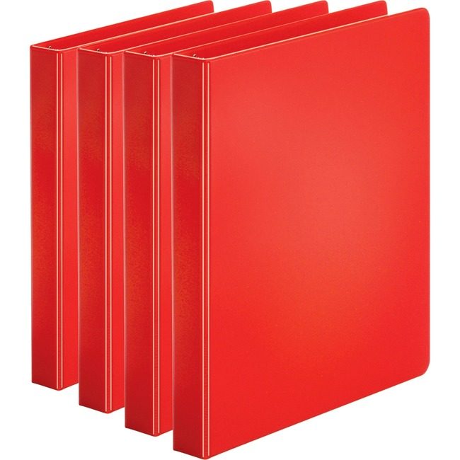 Business Source Binder Economy Rnd 1" Red BSN28550BD