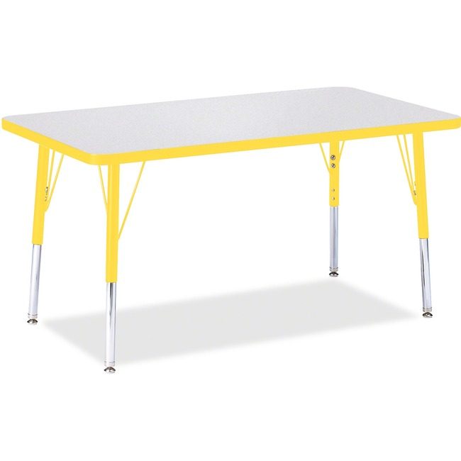 Jonti-Craft, Inc. Table Rectangle 24X36 Gy/Yw JNT6478JCE007