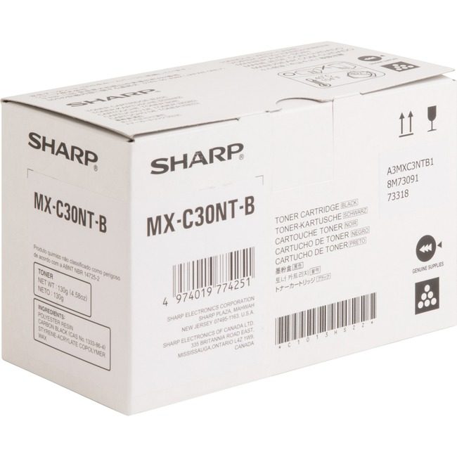 Sharp Electronics Crtdg Lsr MXC300 Black 6K SHRMXC30NTB