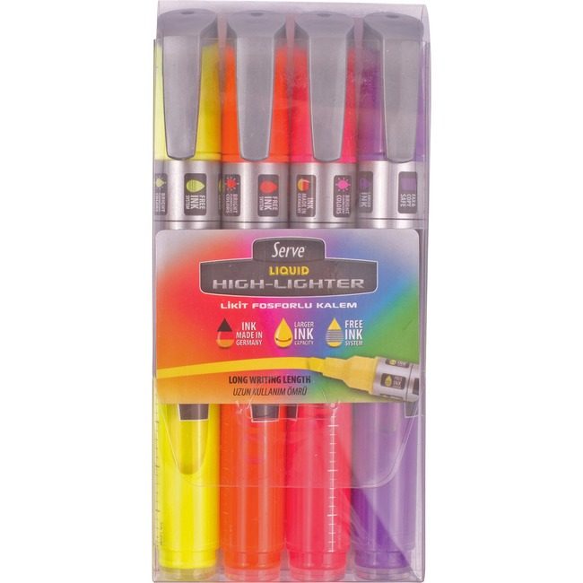 So-Mine Highlighter LIQ 4 PC SET SRVLKTFB4KRPA