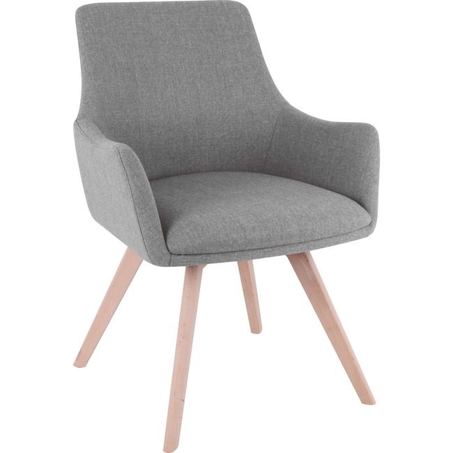 Lorell Chair Guest Uphol Wood Leg LLR68560