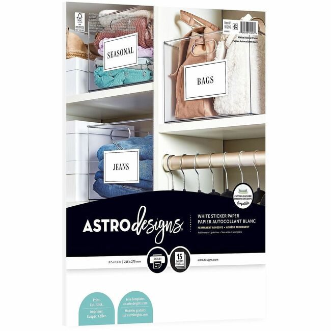 Neenah Paper, Inc. Astrobrights Ad Sticker 15SH WAU9129601