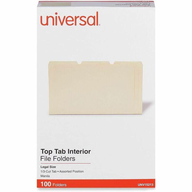Universal Office Products Folder 1/3LGLMLA Interior UNV15213
