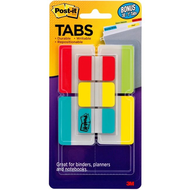 3M Company Tabs Post-It Solid Valuepk MMM686-VAD2