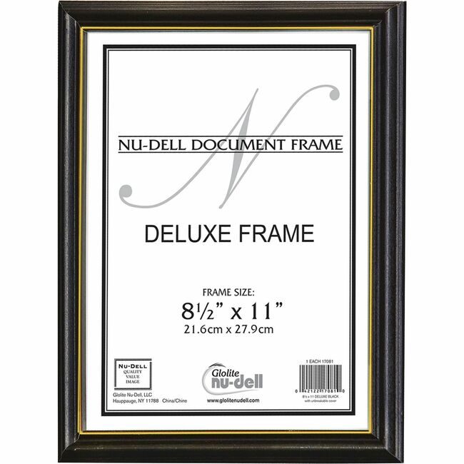 Nu-Dell Manufacturing Frame Wood 8.5X11 NUD17081