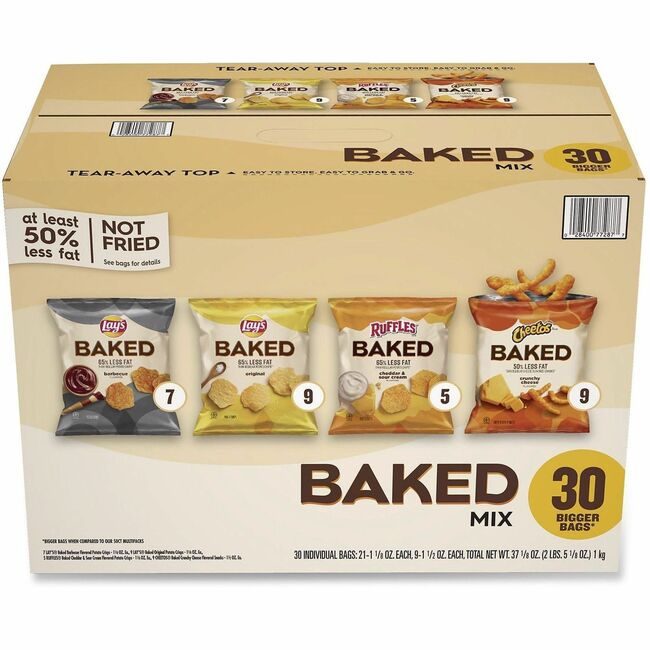 PepsiCo / Frito-Lay Lay's / Rold Gold Chips Baked Variety Pk 30 LAY77325