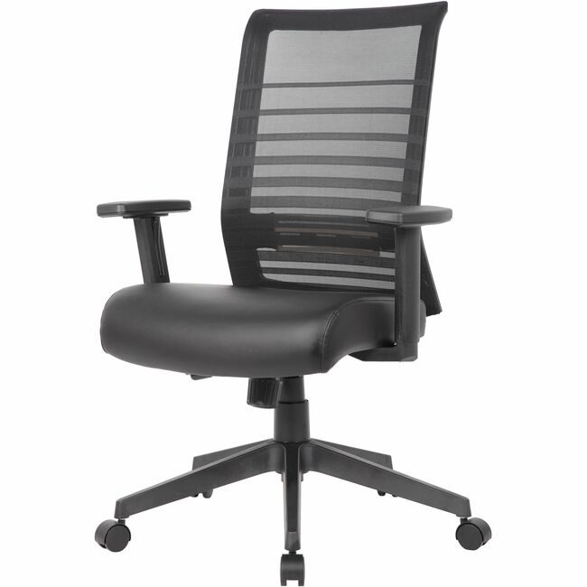 Boss Office Products Chair Task Antimicrobial Black BOP6566AMBK