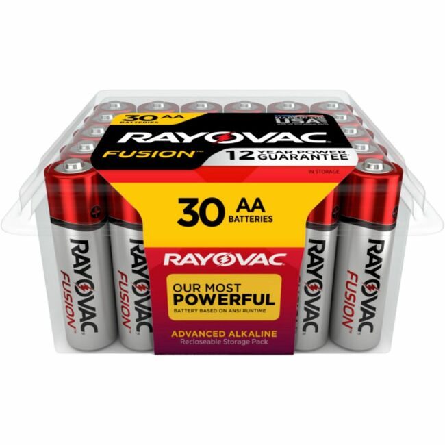 Energizer Holdings Rayovac Battery Pack 30 Fusion Aa RAY81530PPFUSK