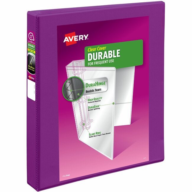 Avery Products Corporation Binder Duraview 1" Purple AVE17294