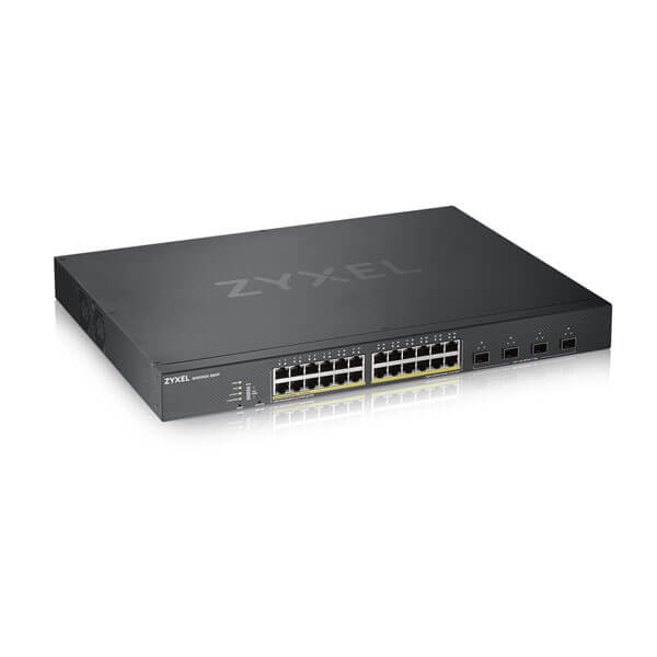 Zyxel XGS1930-28HP network switch Managed L3 Gigabit Ethernet (10/100/1000) Power over (PoE) Black